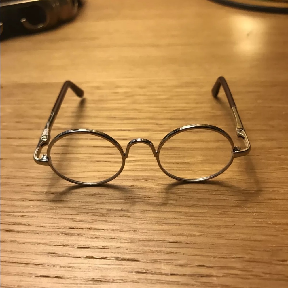 American Girl Doll Molly meet silver metal wire rim glasses only!
